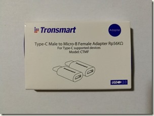 USB Type-C ⇔ microUSB変換アダプタ_Tronsmart_画像01