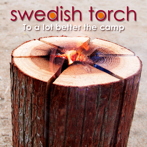 キャンプにどうですか。「スウェディッシュトーチ」のご紹介です。